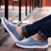 Men's Spring / Summer / Fall Comfort / Round Toe Canvas Office & Career / Casual / Athletic Slip-on Blue  