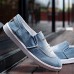 Men's Spring / Summer / Fall Comfort / Round Toe Canvas Office & Career / Casual / Athletic Slip-on Blue  