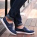 Men's Spring / Summer / Fall Comfort / Round Toe Canvas Office & Career / Casual / Athletic Slip-on Blue  