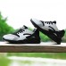 Men's Spring / Summer / Fall / Winter Round Toe Tulle / Fabric Athletic Flat Heel Lace-up Black / White Walking  