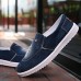 Men's Spring / Summer / Fall Comfort / Round Toe Canvas Office & Career / Casual / Athletic Slip-on Blue  