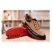 Men's Spring / Summer / Fall / Winter Comfort Leatherette Casual Flat Heel Lace-up Black / Blue / Yellow  