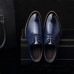 Men's Shoes Office & Career / Casual Leather Oxfords Black / Blue / Brown / Burgundy  