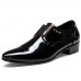 Men's Shoes PU Leather Fashion Oxford Shoes Black/Brown  