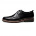 Men's Shoes Office & Career/Casual Leather Oxfords Black/Brown  