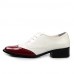 Men's Spring / Summer / Fall / Winter Comfort / Styles / Pointed Toe / Closed Toe Leather / Patent Leather Party & Evening Chunky Heel  