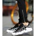 Men's Shoes Casual Tulle Fashion Sneakers Black / Red / White  