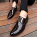 Men's Shoes PU Leather Fashion Oxford Shoes Black/Brown  