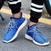 Men's Shoes Casual Linen Fashion Sneakers Black / Blue / Gray  