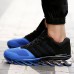 Men's Spring / Summer / Fall Comfort Leatherette Casual Flat Heel Black / Blue / Green Running  