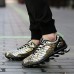 Men's Running Shoes Leather Black / Silver / Gold  