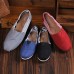 Women's/Men's/Lovers' Shoes Office & Career/Casual Canvas Loafers Black/Blue/Red/Gray  