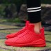 Men's Running Shoes Casual/Athletic/Runing Fashion Tulle Leather Sneaker Running Shoes Red/Black/White 39-44  