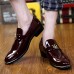 Men's Shoes Office & Career / Party & Evening / Casual Patent Leather Loafers Black / Blue / Burgundy  