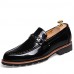 Men's Shoes Casual/Office/Wedding Fashion Trend Leather Shoes Black/Red/Brown/Bule  