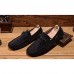 Men's Shoes Casual Faux Suede Loafers Black/Blue/Brown/Khaki  