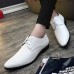 Men's Oxfords Casual/Party & Evening/Wedding Fashion Leather Oxfords Shoes Black/White/Silver 38-43  