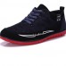 Men's Spring / Summer / Fall / Winter Comfort Leatherette Casual Flat Heel Lace-up Black / Blue / Yellow  