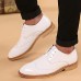 Men's Shoes Office & Career/Party & Evening/Wedding Fashion Leather Oxfords Shoes Black/White/Bule/Red 38-43  