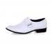 Men's Spring / Summer / Fall / Winter Comfort Leather Wedding / Party & Evening Flat Heel Black / Brown / White  