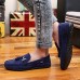 Men's Summer Comfort Fleece Casual Flat Heel Black / Blue / Gray  