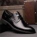 Men's Shoes Wedding/Office & Career/Party & Evening Leather Oxfords Black/Brown  