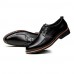 Men's Shoes Office & Career/Casual Leather Oxfords Black/Brown  