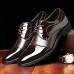 Men's Shoes Office & Career/Party & Evening/Casual Patent Leather Oxfords Black/Brown  