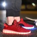 Men's LED Shoes USB charging Athletic/Casual Microfibre Fashion Sneakers Black/Green/Red/Gray  