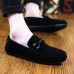 Men's Shoes Casual Canvas Loafers Black / Blue / Red / Gray  