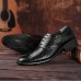 Men's Shoes Wedding / Office & Career / Party & Evening / Casual Leather Oxfords Black / Blue / Red / White  