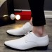 Men's Oxfords Casual/Party & Evening/Wedding Fashion Leather Oxfords Shoes Black/White/Silver 38-43  