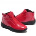 Men's Basketball Shoes Patent Leather Black / Red  