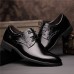 Men's Shoes Wedding/Office & Career/Party & Evening Leather Oxfords Black/Brown  