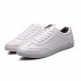 Men's Spring / Summer / Fall Styles / Round Toe PU Office & Career / Casual / Party & Evening Flat Heel Black / White  