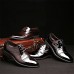 Men's Shoes Office & Career/Party & Evening/Casual Patent Leather Oxfords Black/Brown  