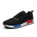 Men's Sneakers Spring / Fall Styles / Round Toe Tulle Athletic Flat Heel Lace-up / Others Black / Blue / White  