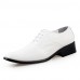 Men's Shoes Wedding / Office & Career / Party & Evening / Casual Leather Oxfords Black / Blue / Red / White  