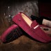 Men's Shoes Casual Suede Loafers Black / Blue / Brown / Red  