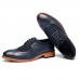 Men's Shoes Office & Career/Party & Evening/Casual Leather Oxfords Black/Blue  