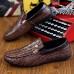 Men's Shoes Casual  Loafers Black/Brown/White  