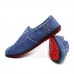 Men's Shoes Casual/Outdoor/Travel/Drive Fashion Denim Leather Slip-on Loafers Shoes 39-44  