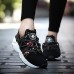 Men's Spring / Summer / Fall / Winter Comfort / Novelty / Round Toe Synthetic Lace-up Black / Red / Multi-color Walking  