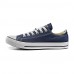 Converse Chuck Taylor All Star Core Men's Shoes Canvas Outdoor / Athletic / Casual Sneaker Flat Heel Black / White/ Blue  