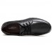 Men's Spring / Summer / Fall / Winter Comfort / Round Toe Leather Office & Career / Casual Flat Heel Lace-up Black / Brown  