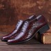 Men's Shoes Wedding / Office & Career / Party & Evening / Casual Leather Oxfords Black / Blue / Red / White  