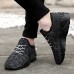 Men's Yeeze Shoes Casual/Travel/Athletic Fashion Tulle Leather Running Sneakers Shoes Bule/Black/Gray 39-44  