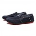 Men's Shoes Casual/Outdoor/Travel/Drive Fashion Denim Leather Slip-on Loafers Shoes 39-44  