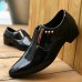 Men's Shoes PU Leather Fashion Oxford Shoes Black/Brown  