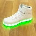 2016 New Arrival LED Shoes High LED light luminous shoes USB charging Best Seller High Top Basket Fashion Sneakers Black / White / Red   